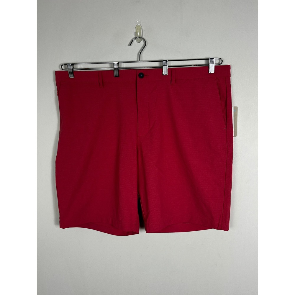 Tommy Bahama Chip Shot Shorts Island Zone Mens Sz 46 Coral Pink Red NEW NWT Golf